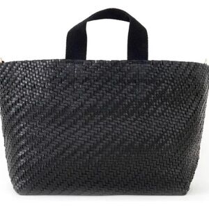 Rare Clare V Large Woven Bateau Bag